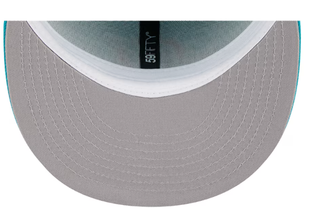 New Era Aqua Miami Dolphins Main 59FIFTY Fitted Hat - Image 5